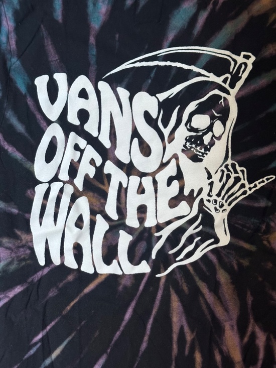 Vans Tie Dye Grimm Reaper T-Shirt - Picture 4 of 4